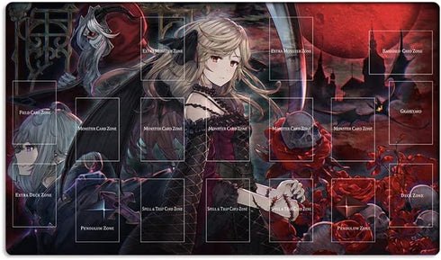 New Playmat Vampire Fraulein Custom TCG CCG Trading Card Game Mat with Free Bag