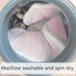Baby Bath Pad for Infant Bathtub Sink, Soft Flower Mat Tub Supports Lounger Newborn Bathing (Pink)