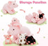 5Pcs 16 Inch Mommy 4 Pig Stuffed Animal, Pig Plush with Soft Cuddly Baby Piggy Plushies in Mother Pig's Belly, Kawaii