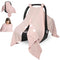 Muslin Car Seat Cover for Babies, Multi-use Nursing Cover, Breathable Infant Car