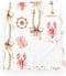 Wicbfdfv Cute Lobster Lighthouse Rudders Bows Stripe Baby Blankets for Boy Girl Summer