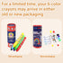 6 Lebze Jumbo Crayons for Toddlers, Colors Washable Crayons, Easy to Hold Silky Large Crayon for Babies and Children