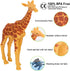 Tudoccy 13 3 Safari Animals Figures Toys - Realistic Wild Plastic Animal Figurines & Kids Sound Book - Educational