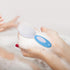 Set 2pcs Soft Bristles Brush and Hair Comb for Newborns, Nylon Scalp Massage and Bath Cleaning Brush Kit, Pink and Blue