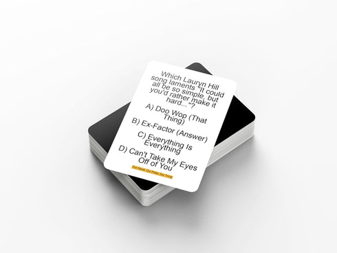 HoodRich Game Night Extravaganza: Engaging Trivia Cards to Challenge and Amuse - Elevate Your Black Card Games