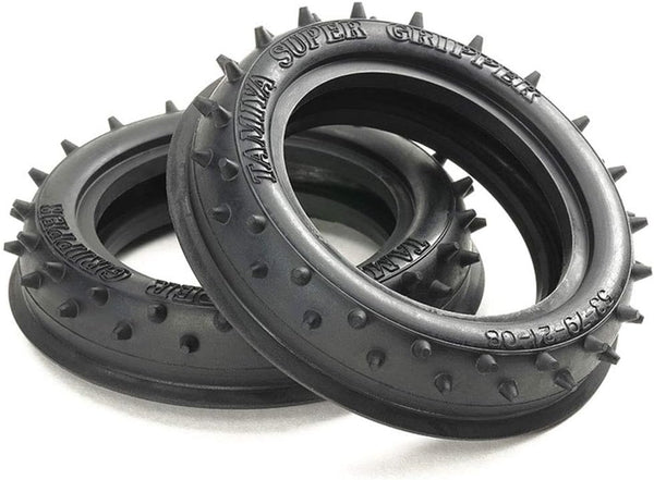 Tamiya 54896 2WD Front Rib-Spike Tires (60/14)