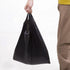 (100pcs) Disposable Garbage Bag Black Disposable Diaper Bags with convenient handle ties, Bin Bags,Durable Trash Bag