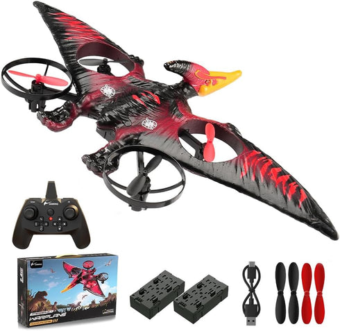 Dinosaur Remote Control Drone, 2.4G EPP Foam RC Pterodactyl Hobby RC Airplanes