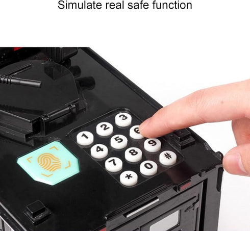 Armored Car Piggy Bank, Easy to Use Password Money Bank Toy, Cool Plastic Automatic for Birthday Festival Gift