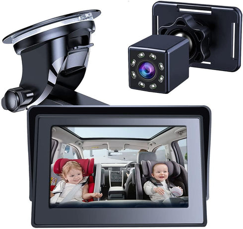 Riloer Baby Car Mirror Baby Rear Facing Seat Camera, Baby Car Seat Mirror