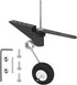 Hobbypark Tail Wheel Assembly 60x25mm D28/30 RC Airplane Parts for 50cc-120cc Nitro Electric Plane
