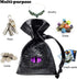 Haxtec Dragon Dice Bag Small Drawstring Leather DND Pouch Compatible with Dungeons and Dragons Gift