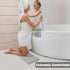 Elbow PandaEar Baby Bath Kneeler & Rest Pad, Comfortable Non-Slip Kneeling Mat Cushion with Toy Organizer Storage
