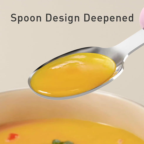 Toddler Stainless Steel Utensils Set - Kids Silverware with Spoons, Forks, Chopsticks, Portable Case