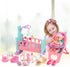 deAO Baby Doll Set with 20 Pieces Accessories, Crib Bed, High Chair, and Stroller Play Set