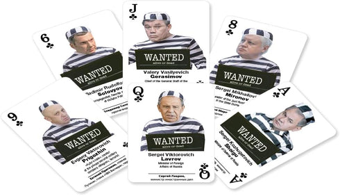 Playing Cards Themed The Hague Tribunal - Standard 52 Card Deck for Poker and Other Card Games