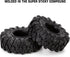 INJORA 1.0 Kraken Claw Crawler Mud Terrain Tires, 4PCS for SCX24 Bronco Gladiator C10 JLU Deadbolt B17 Axial 1/24 1/18
