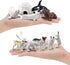 10pcs Arctic Animals Figurines - Mini Arctic Animal Toy Set for Kids, Educational Playset and Cake Toppers