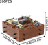 WW2 Battlefield Left Corner Military Block Set(200PCS).Suitable for MOC Military Secondary Creation.
