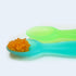 ChooMee Silicone Baby Spoons | 4 Months +, First Stage Baby Led Weaning Soft Spoon with Firm Handle | 2 CT
