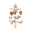 GOODMOM Ocean Themed Baby Crib Bell - Felt Sensory Toy for Visual &