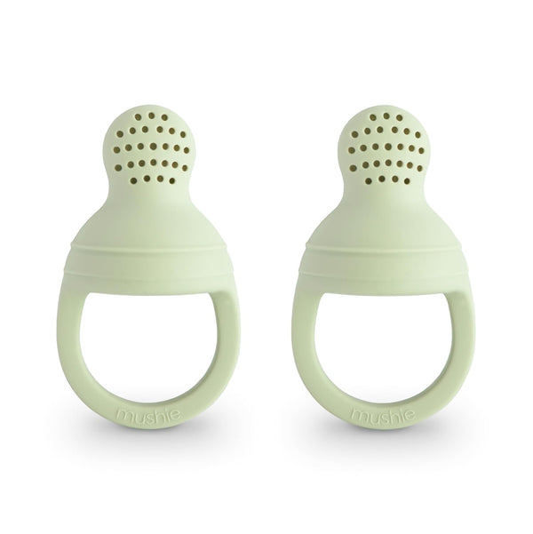 mushie Silicone Baby Fresh Fruit & Food Feeder Pacifier | 6 Months+