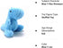 Blue Dinosaur Stuffed Animal, Cute Soft Plush Toy for Kids 3-5, 9" Dinosaur Party Favors, Xmas Birthday Gifts