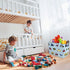 Rectangle Storage Basket with Handles, Storage Bins for Books, Gift Baskets (Car)