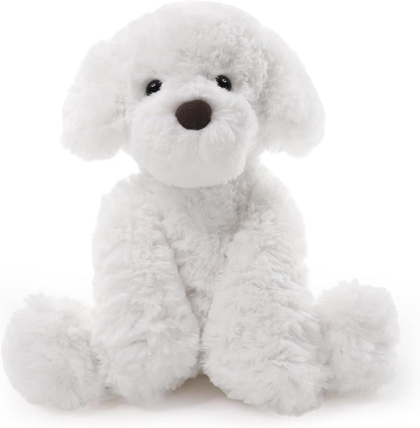 Furvana Bichon Frise Plush Puppy, Dogs Stuffed Animals, 10" Bichon Frise Stuffed Animal,