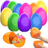 CALEST 12 Pcs Jumbo Easter Eggs, 6 Inch Fillable Plastic Easter Eggs Bright