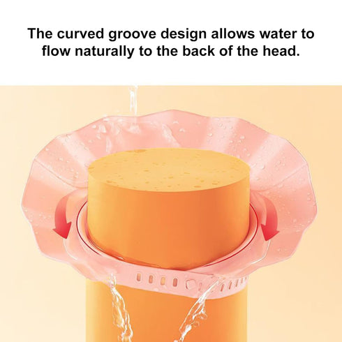 Generic Baby Shower Cap - Soft Bathing Hat, Adjustable Hair Washing Shield, Kids Water Visor | Shampoo Eye Protector