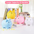 Large Piggy Bank, Unbreakable Plastic Money Bank for Girls and Boys, Practical Gifts for Birthday, Easter, Christmas