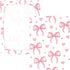 CZXW 52" 28" Pink Bows Hearts Crib Sheets Fitted x Natural Cotton Soft & Breathable for Baby Crib Mattress