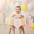 1st First Birthday High Chair Banner Decorations for Girl,Daisy First Crown Hat,Baby Girl Birthday Decorations Tassel