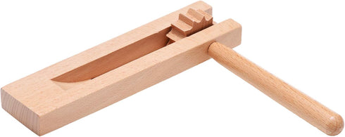 2 Pack Wooden Grogger Spinning Ratchet Noise Maker, Traditional Matraca for Parties, Sports Events and Celebrations
