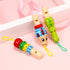 Kisangel Kids Musical Toys 3 Pcs Wood Carved Animal Whistle Noise Makers for Birthday Bag Fillers (Random Color)