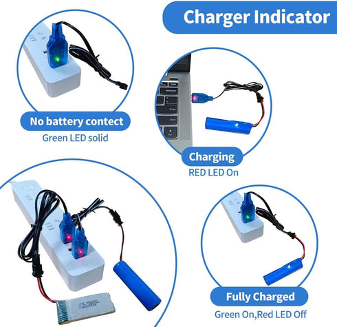 funkawa 2000mAh (1200mAh 3.7V SM-2P -(2 -Pack) RC Car Battery Upgraded), Shockli Remote Control Rechargeable Battery