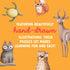 20Piece 25, Alphabet & Safari Animal Number Puzzle MontessoriInspired Math Game for Kids Early Number Recognition