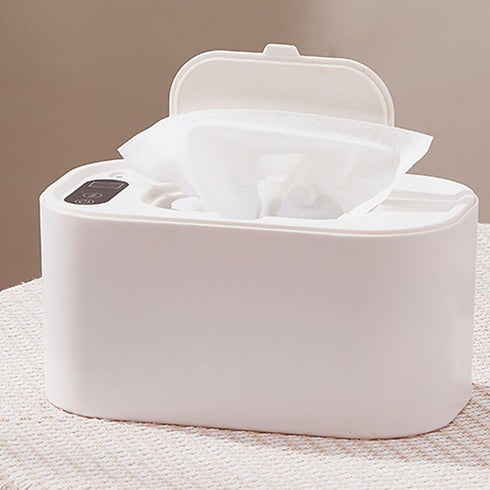 NOENNULL (4 Baby Wipe Warmer Constant Temperature Portable USB Powered Wet Wipe Warmer Dispenser for Home Car Outdoor