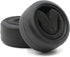 hobbysoul 24pcs RC 1/10 On Road Slick Tire Rubber Tyre with Foam Insert for 1:10 Touring Drift Car