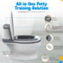 Yellow Ladybug * Toddler Potty Training Toilet with Diatomaceous Earth Mat Realistic Toilet for Toddlers with Lid