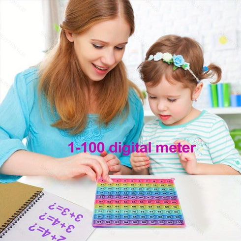 Yadishen P0PP 100 [1-100 Multiplication Table Hundred Board Math Game Toy Bubbles, Exercise Children's Logical