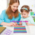 Yadishen P0PP 100 [1-100 Multiplication Table Hundred Board Math Game Toy Bubbles, Exercise Children's Logical