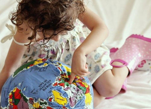 Classic Political Earth, The Original Soft & Huggable Planet Earth, 600 Places Labeled, Educational Toy for Kids 3+