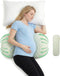 Piszvbej Pregnancy Pillows for Sleeping, Pregnancy Wedge Pillow for Side Sleeping, Pillow Support