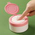 YUSHTPO Baby Powder Puff Box Safe Infant Container Holder Protects Delicate Skin Prevents