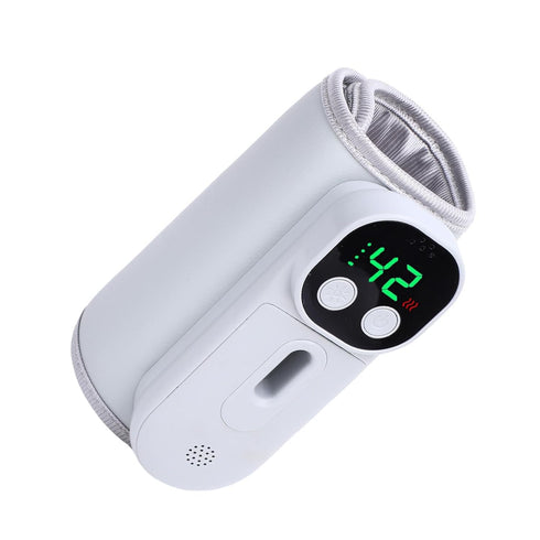 Hamwesh 18W 10000mAh Portable Bottle Warmer, Fast Heating Cordless Milk Warmer Battery Portable Baby Bottle