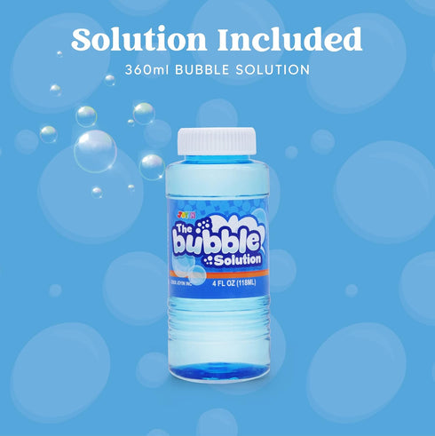 JOYIN Bubble Machine Automatic Bubble Gun Blower with 4oz Solution for Kids, Bubble Party Favors for Summer Fun