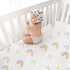 4 Pack, 28"x 52" Set Plushii Crib Sheets for Baby Girls Extra Soft Microfiber Crib Sheet for Standard Crib & Toddler