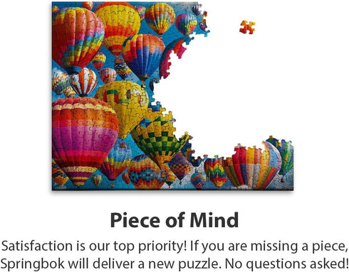 Springbok 1000 Piece Jigsaw Puzzle Balloon Fest - Made in USA